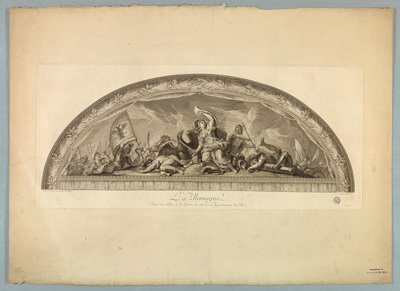 Décorations par Lebrun et Mignard au Palais de Versailles - Unknown artist