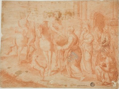 Départ de Tobias - Unknown artist