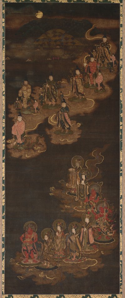 Descente des neuf luminaires et des sept étoiles à Kasuga - Unknown artist
