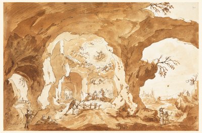 Conception pour une crèche (Scène de la Nativité) - Unknown artist