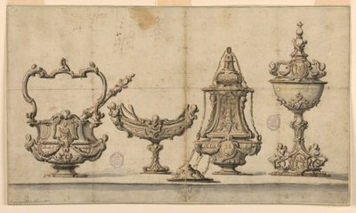 Design pour des ustensiles ecclésiastiques - Unknown artist