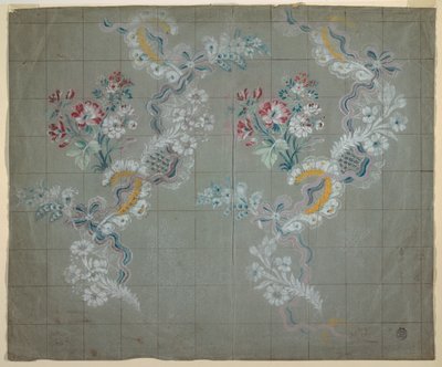 Motif pour brocart de soie - Unknown artist