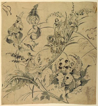 Conception pour textile ou papier peint - Unknown artist
