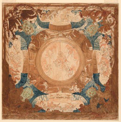 Conception pour un plafond - Unknown artist