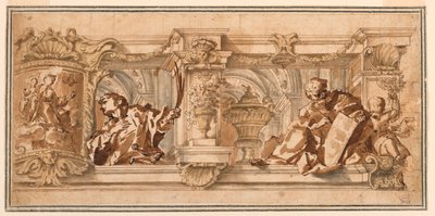 Conception pour une frise de plafond - Unknown artist