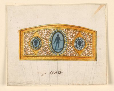 Conception pour un peigne - Unknown artist