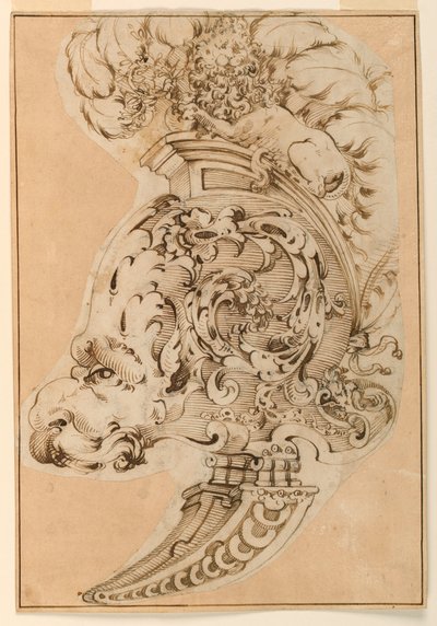 Conception pour un burgonet décoratif - Unknown artist