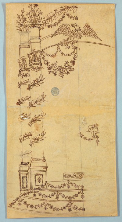 Design pour une folie de jardin (?) - Unknown artist