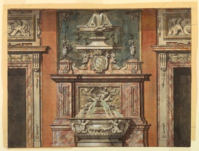 Conception pour un mur de hall - Unknown artist