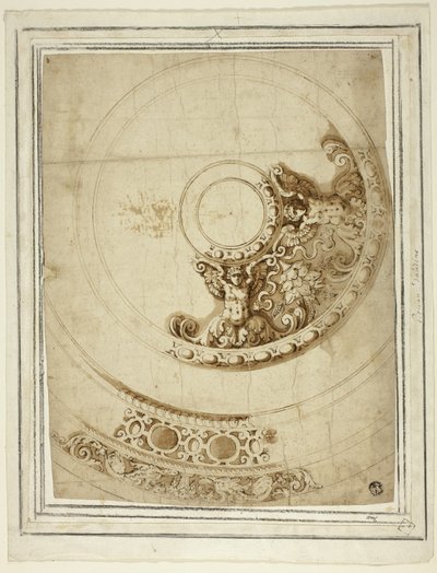 Dessin pour un plat ou un bassin - Unknown artist