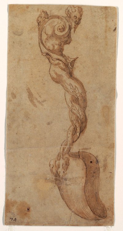 Conception pour une cuillère de service - Unknown artist