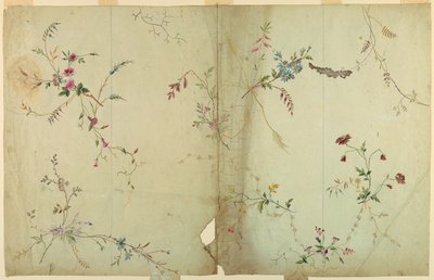 Conception pour une brocade de soie - Unknown artist