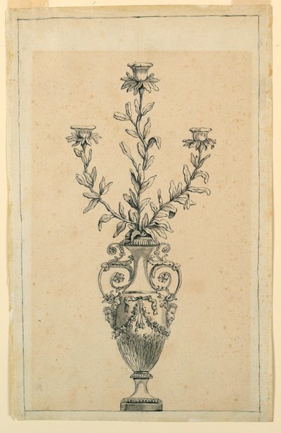Conception pour un candélabre - Unknown artist