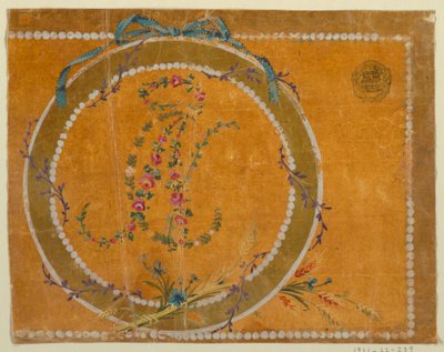 Conception pour un médaillon brodé ou tissé - Unknown artist