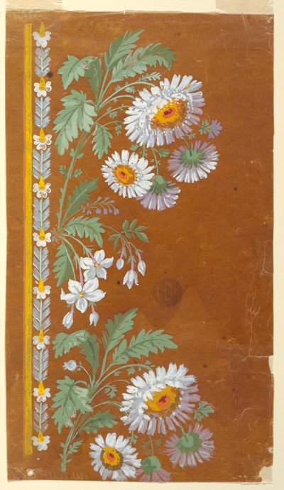 Conception pour une bordure de broderie - Unknown artist