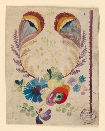 Motif de bordure pour broderie - Unknown artist