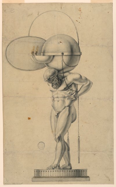 Conception pour une lampe à huile - Unknown artist