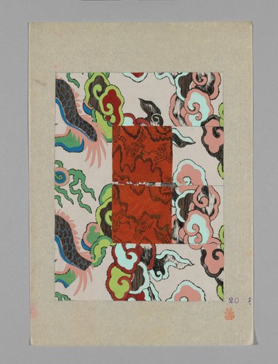 Design sur papier - Unknown artist