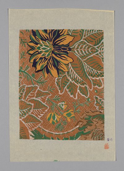 Design sur papier - Unknown artist