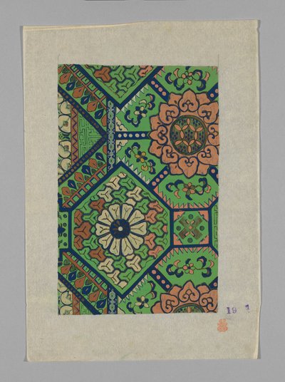 Design sur papier - Unknown artist