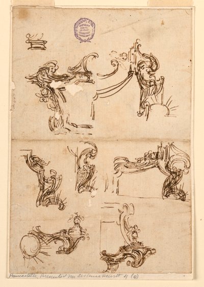 Dessins pour reliquaires - Unknown artist