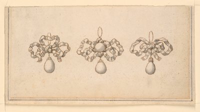 Dessins pour trois pendentifs - Unknown artist