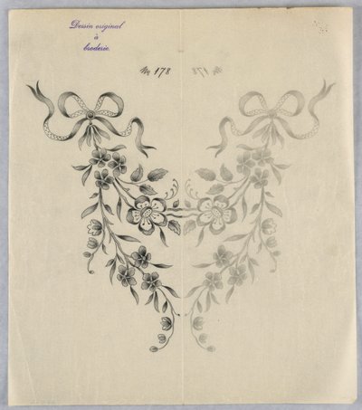 Dessins pour broderie - Unknown artist