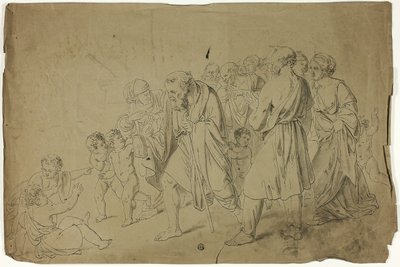 Diogène cherchant un homme honnête - Unknown artist