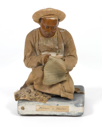 Dirzee, ou Tailleur, figurine en terre cuite, Inde, vers 1880 - Unknown artist