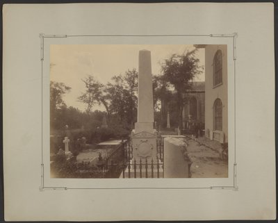 Monument déplacé, église luthérienne St. John