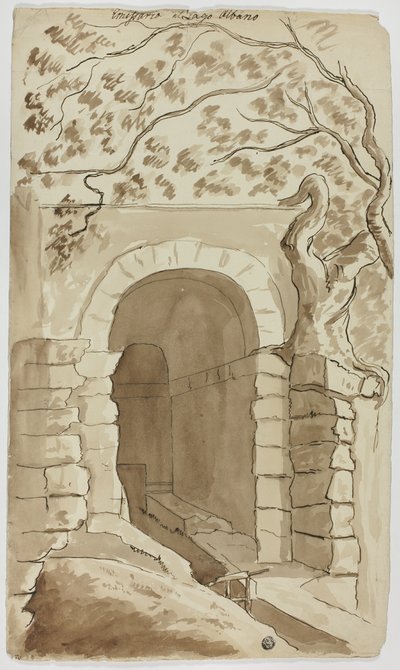 Effluent du lac Albano - Unknown artist