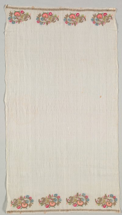 Serviette brodée (Peshkir) - Unknown artist
