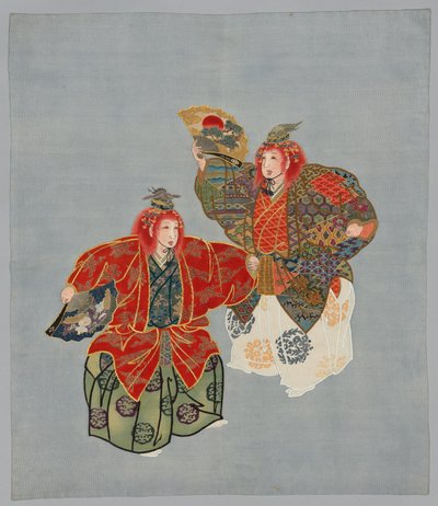 Tissu brodé et teinté dans la masse - Unknown artist