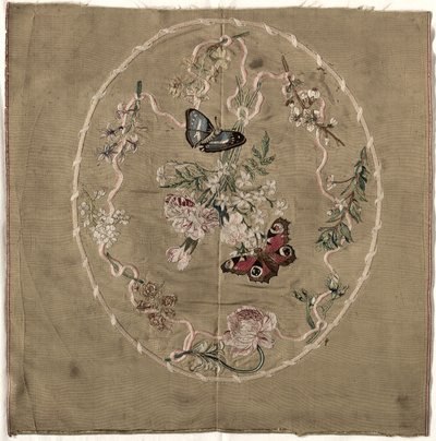 Broderie pour écran de feu - Unknown artist