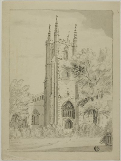 Église de campagne anglaise - Unknown artist