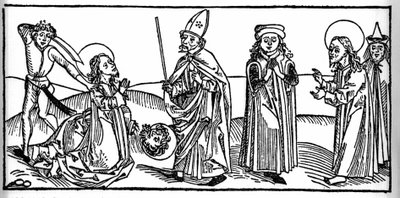 Épisode de la vie de Saint Jacques le Majeur : le saint est décapité sous les yeux d