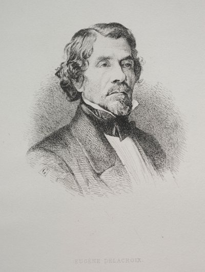 Eugène Delacroix - Unknown artist