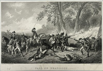 Chute de Braddock - Unknown artist