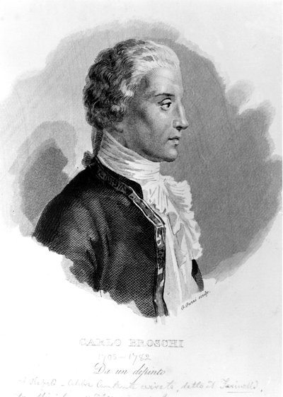 Farinelli (Carlo Broschi, dit; 1705 - 1782) - Unknown artist