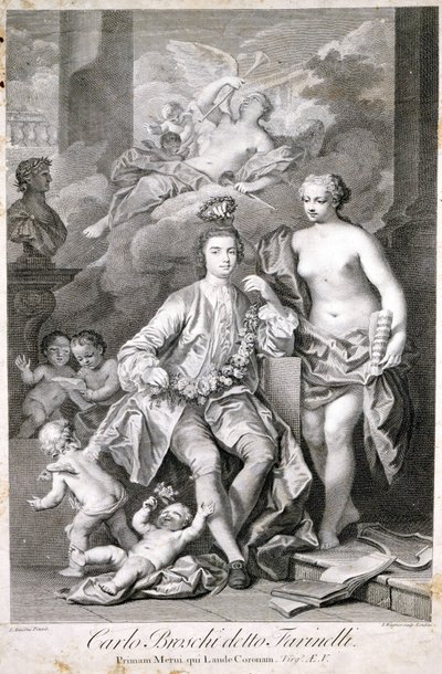 Farinelli (Carlo Broschi, dit; 1705 - 1782) - Unknown artist