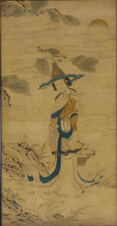 Immortelle féminine avec un panier - Unknown artist