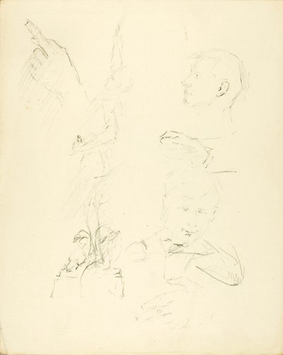 Esquisses de figures - Unknown artist