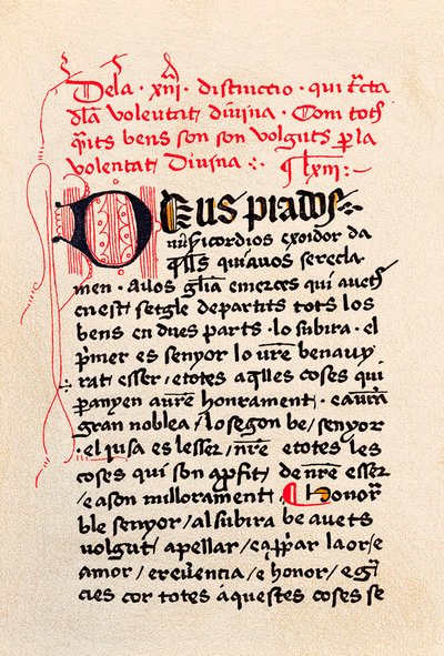 Première page de l
