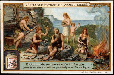 Outils en silex des habitants préhistoriques de l