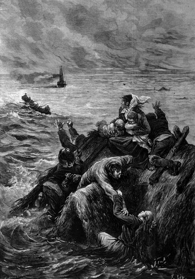 Inondation du Danemark en 1871 - Unknown artist