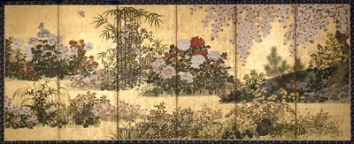 Fleurs et papillons - Unknown artist