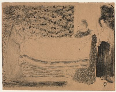 Pliage du linge - Unknown artist