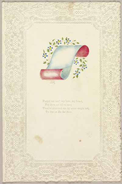 Oubliez-moi (valentin) - Unknown artist