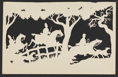 Chasseurs de renards en chasse - Unknown artist