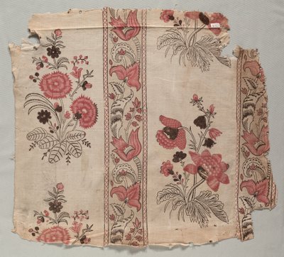 Fragment de lin imprimé sur bois - Unknown artist